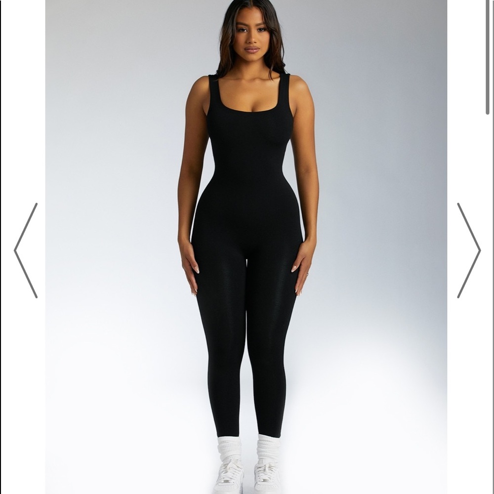 NAKED WARDROBE BLACK JUMPSUIT SIZE SMALL